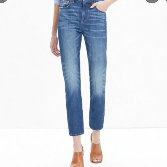 Madewell Women’s Cruiser Straight Crop Wide Leg Jeans 27 - Picture 1 of 11